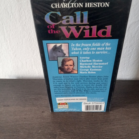 Call Of The Wild Vhs Factory Sealed Charlton Heston - Picture 2 of 4